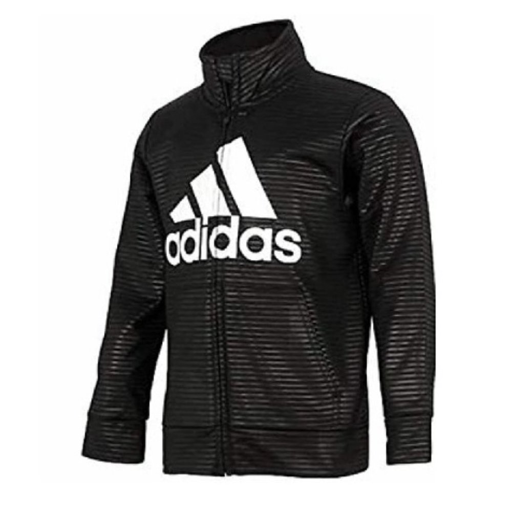 New Boys Adidas Full Zip Track Jacket - Picture 1 of 5
